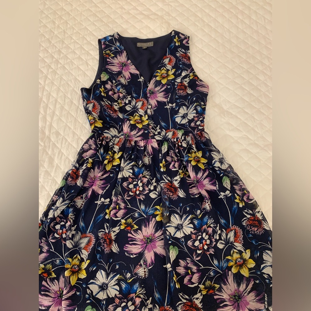 Highline Collective Floral Fit & Flare S/P Dress